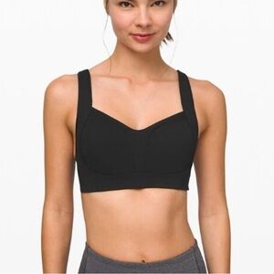 Lululemon Women’s Ta Ta Tamer Bra Black 38C support sports bra adjustable